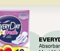 Everyday Absorbante Fresh Maxi Night 18 buc