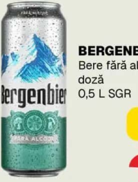 BERGENBIER Bere fără alcool doză 0,5 L SGR