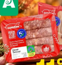 Comtim Cârnați de porc țărănești 500 g