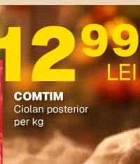 Comtim Ciolan posterior per kg