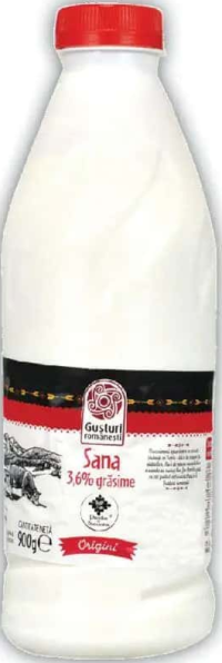 Gusturi Românești Sana, 3.6% grăsime, 900g