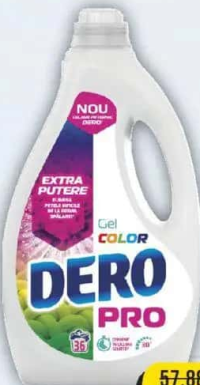 Dero Detergent gel Color Pro, 36 sp., 1.8l