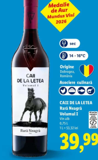 Caii de la Letea QuintEssence Volumul I 0,75 L