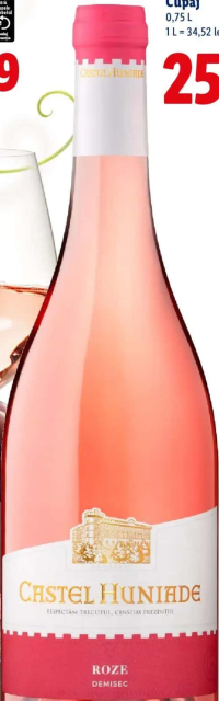 Castel Huniade Cupaj Roze 0,75 L