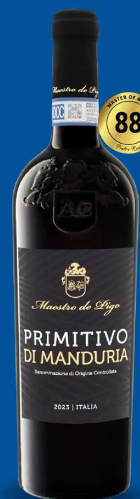 Maestro de Pigo Primitivo di Manduria D.O.C. Vin roșu 0,75 L