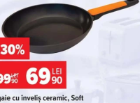 Tigaie cu înveliș ceramic, Soft Collection, Fackelmann 24 cm