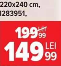 Set lenjerie de pat TEX HOME 220x240 cm