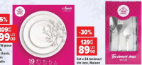 Maison D'Amelie Set x 24 tacâmuri din inox
