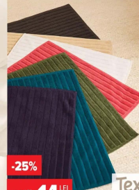 Covoraș de baie TEX HOME 100% bumbac 700 gr/mp, 50x70 cm