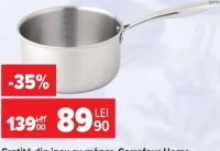 Cratiță din inox cu mâner, Carrefour Home 20 cm