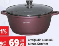 Cratiță din aluminiu turnat, Scmitter 24 cm
