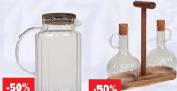 Set olivieră ulei/oțet