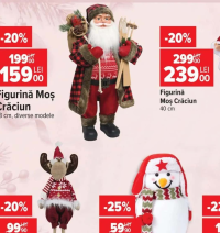 Figurină Moș Crăciun 40 cm