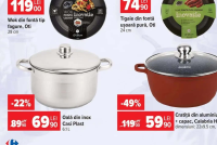 Cratiță din aluminiu + capac, Calabria Heinner 22x9.5 cm, 3 L
