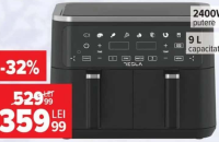 Friteuză dublă cu aer cald Tesla AF900BSD