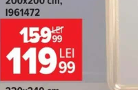 Set lenjerie de pat TEX HOME 200x200 cm, 100% bumbac organic