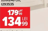 Set lenjerie de pat TEX HOME 220x240 cm, 100% bumbac satinat