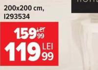 Set lenjerie de pat TEX HOME 200x200 cm, 100% bumbac satinat