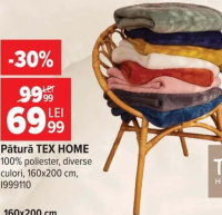 Pătură TEX HOME 160x200 cm