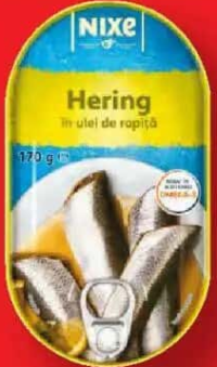 NIXE Hering în ulei de rapiță 170 g
