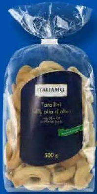ITALIAMO Covrigei cu ulei de măsline clasici / fenicul / ardei iute 500 g