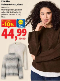 ESMARA Pulover tricotat, damă 1 buc.