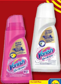 Vanish Oxi Action Gel fără clor îndepărtare pete rufe albe / colorate 1 L