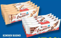 Kinder Bueno Napolitane ciocolată albă / ciocolată 5 x 39 g / 5 x 43 g