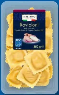 ITALIAMO Ravioloni umpluți cu ton și ceapă 250 g