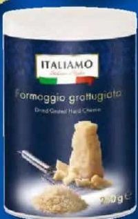 ITALIAMO Brânză tare, rasă 250 g