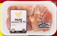Pulpe de pui superioare, dezosate, fără piele 650g