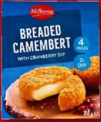 MILBONA Brânză Camembert în panadă 350 g