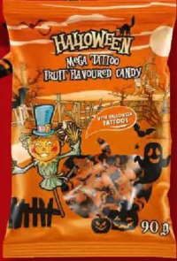 HALLOWEEN Bomboane cu tatuaj 90 g
