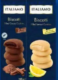 ITALIAMO Biscuiți umpluți ciocolată / lămâie 150 g