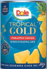 Dole Compot de ananas în suc 567 g