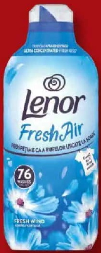LENOR Balsam de rufe Fresh air 76 de spălări 1,064 L