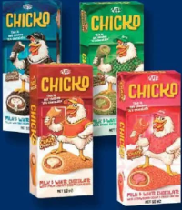 Chicko Ciocolată cu umplutură diverse sortimente 50 g