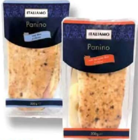 ITALIAMO Panino Saltimboca cu mozzarella și șuncă / prosciutto 200 g