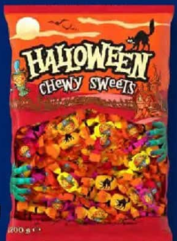 HALLOWEEN Bomboane gumate cu aromă de fructe 1,2 kg