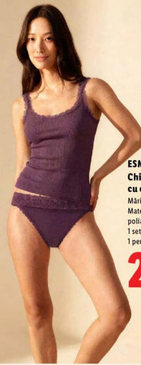 ESMARA Chiloți cu dantelă, damă 5 perechi