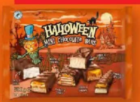 HALLOWEEN Mix Mini batoane de ciocolată 500 g
