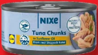 NIXE Bucăți de ton în ulei 145 g