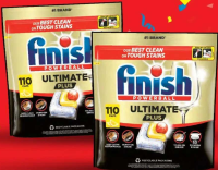 FINISH ULTIMATE Capsule pentru mașina de spălat vase Lemon 110 capsule
