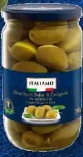 ITALIAMO Măsline verzi Bella di Cerignola 420 g 720 ml