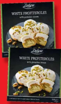 Deluxe Profiterol cu cremă cu fistic 500 g