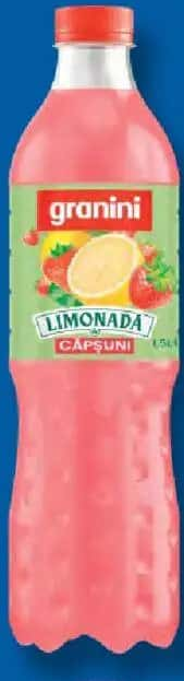 Granini Băutură răcoritoare limonadă cu căpșuni 1,5 L