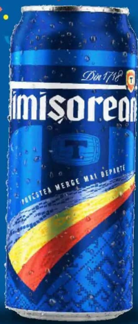 Timișoreana Bere blondă 0,5 L
