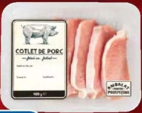 Cotlet de porc, fără os, feliat 400 g