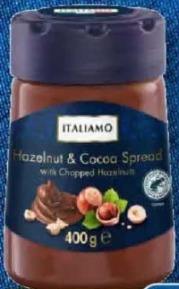 ITALIAMO Cremă de alune cu cacao 400 g