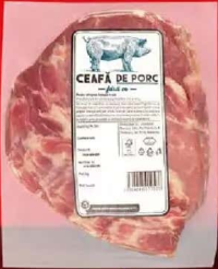 Ceafă de porc, fără os per 100 g
